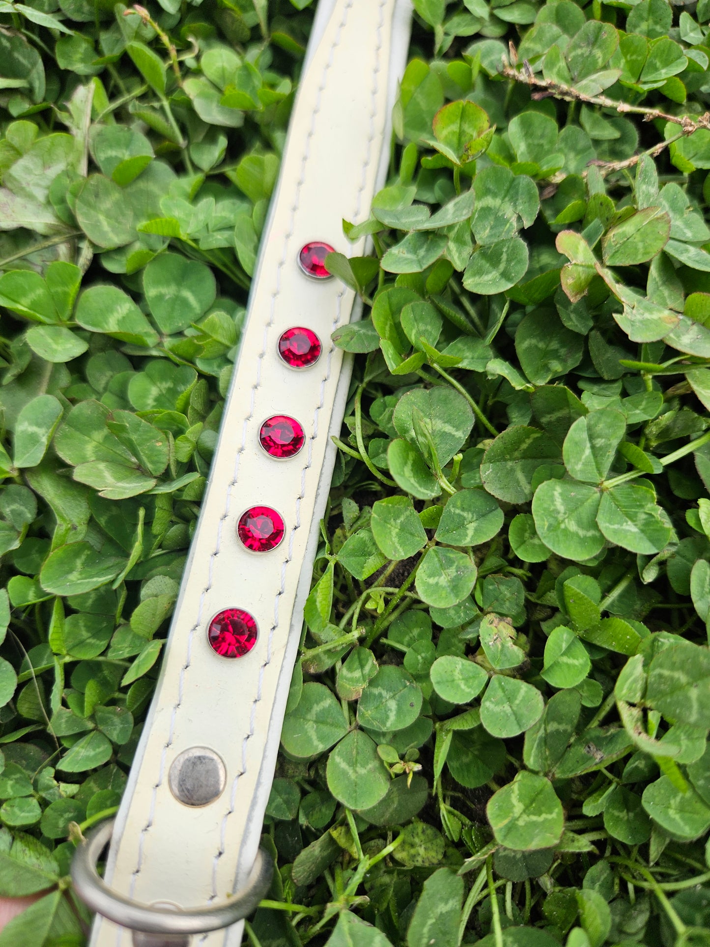 Halsband swarovski rood