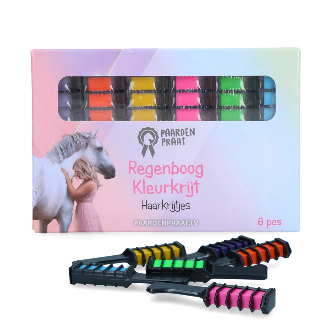 Paardenpraat Regenboog Kleurkrijt