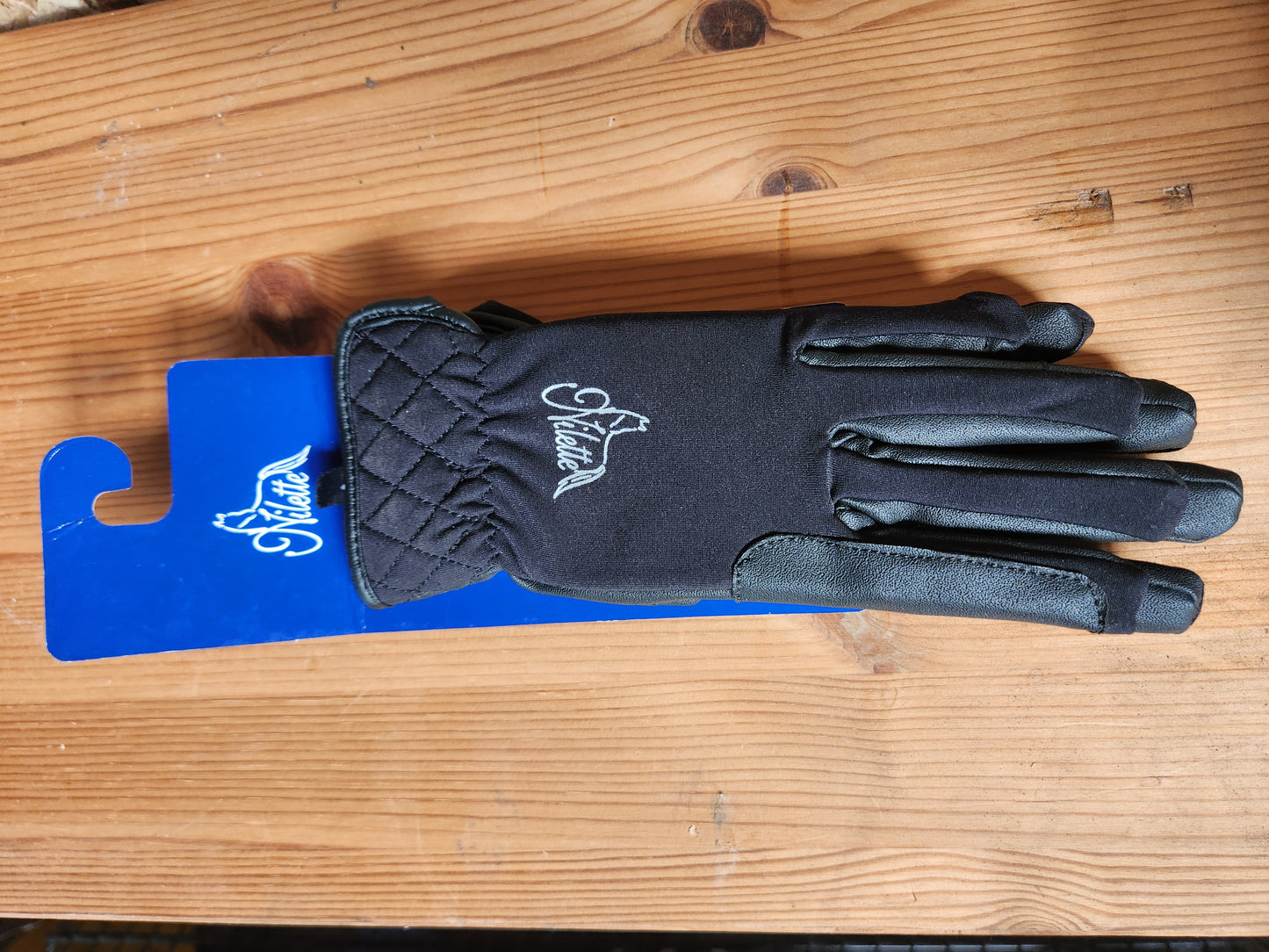 Nilette softshell handschoenen zwart