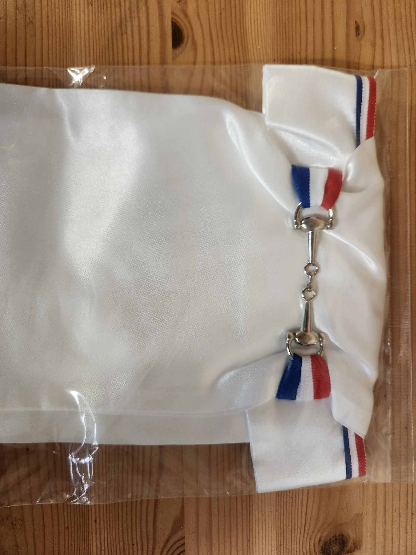 Plastron bitje rood wit blauw