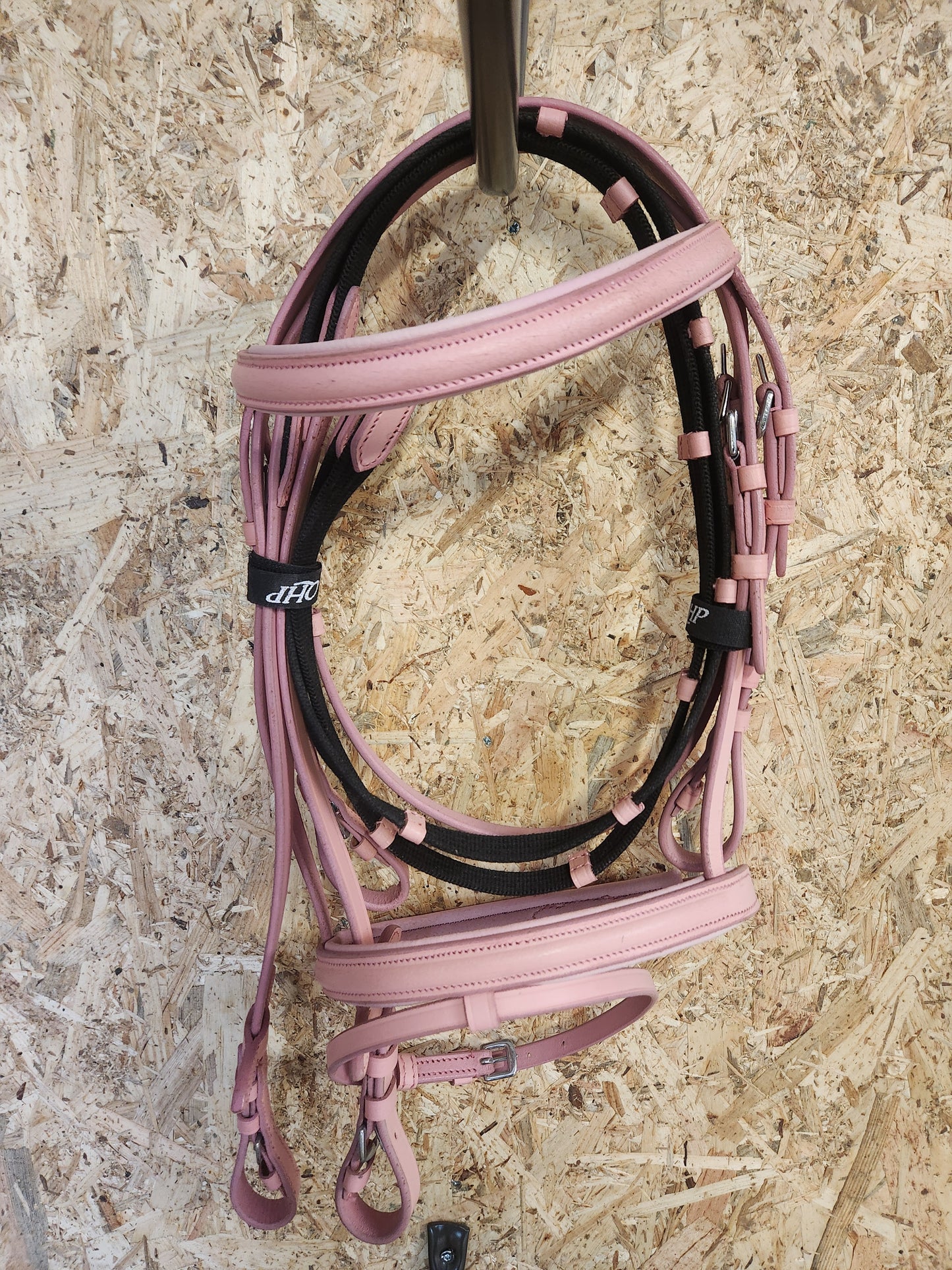 Qhp roze hoofdstel maat pony