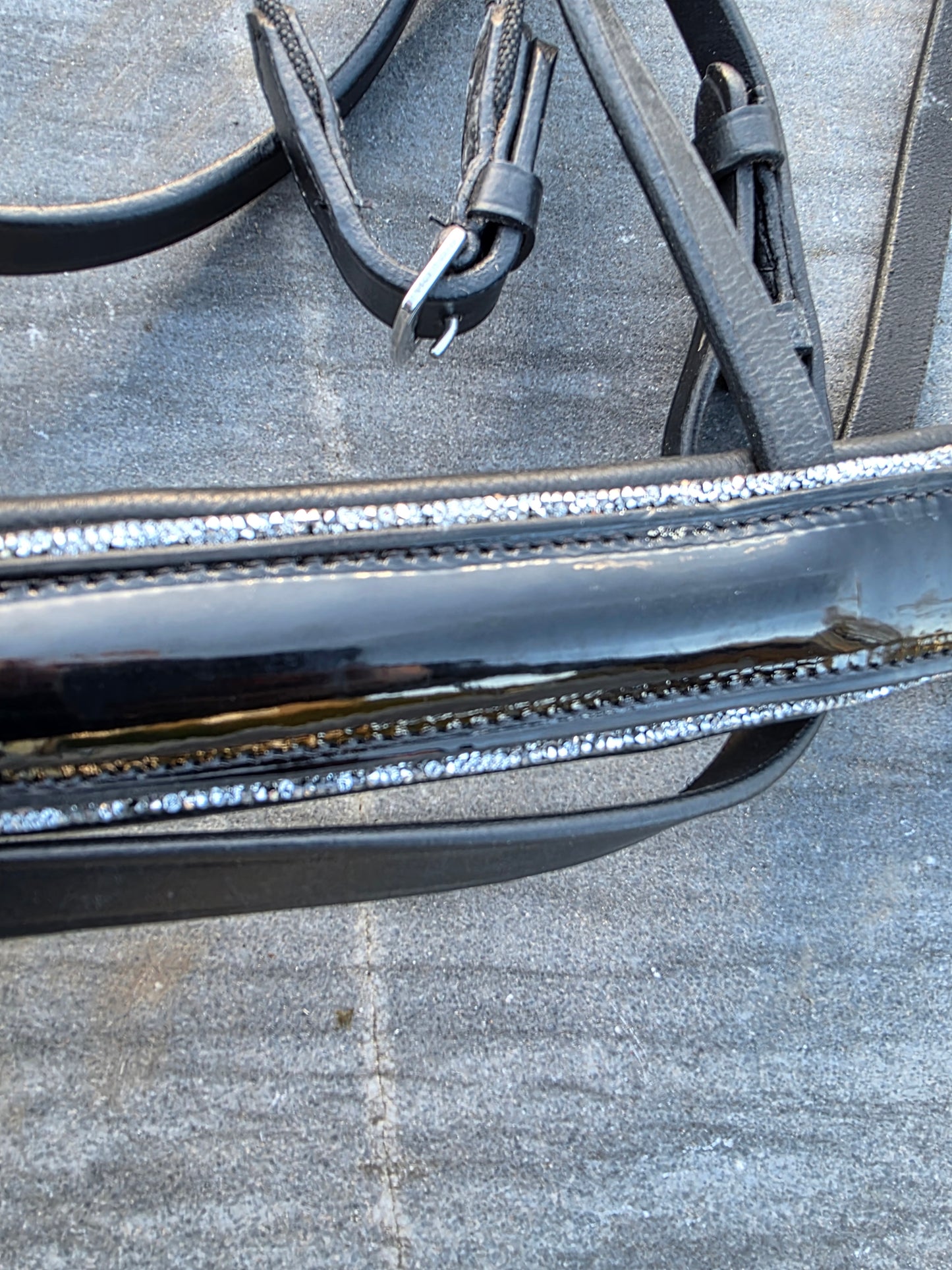 Profirider hoofdstel black/ zilver