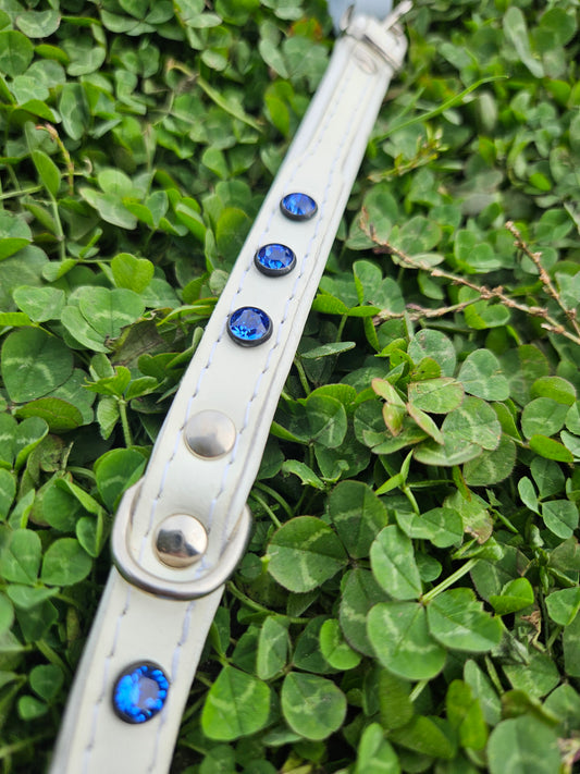Halsband swarovski blauw