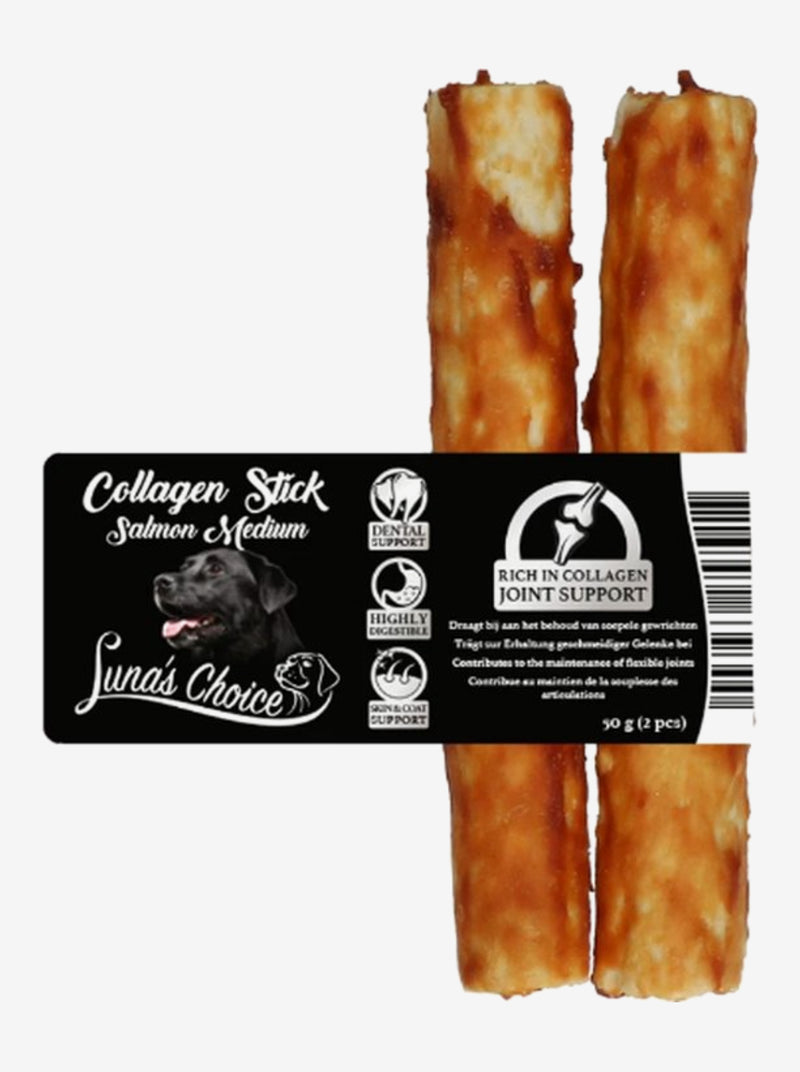 Luna’s Choice Collagen Chews Salmon Medium per 2