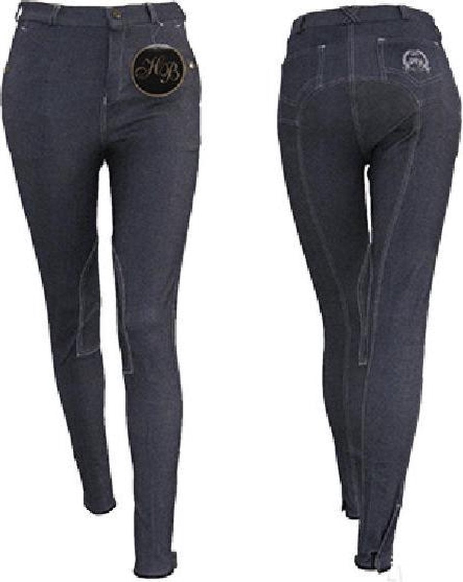 Hb rijbroek spijkerstof maat 36