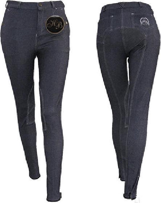 Hb rijbroek spijkerstof maat 36