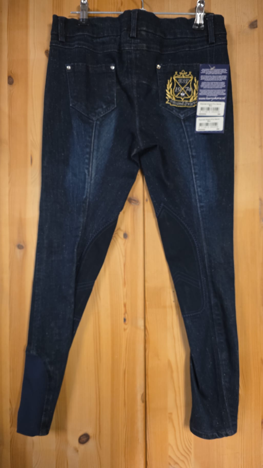 Rijbroek met glitters maat 164