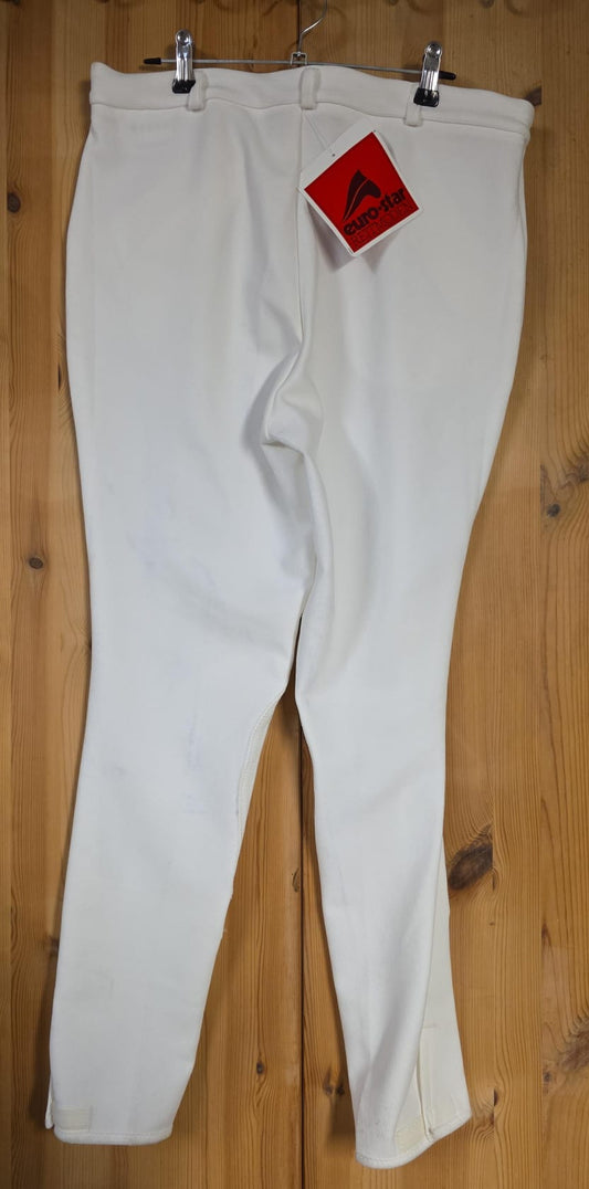 Rijbroek ribstof maat 50
