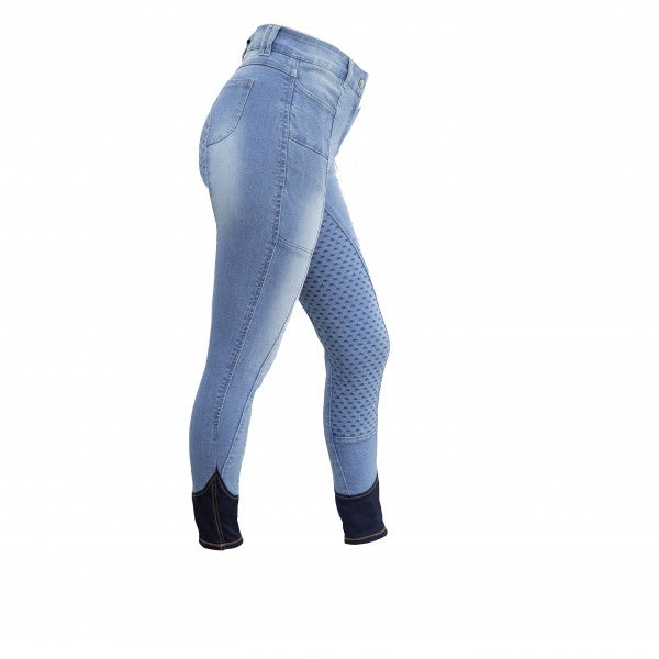 Denim Breeches "Ponylove", top-grip