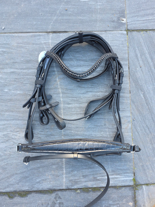 Profirider anatomisch croco hoofdstel