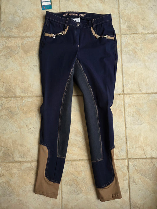 Harrys horse rijbroek vegas plus navy -40