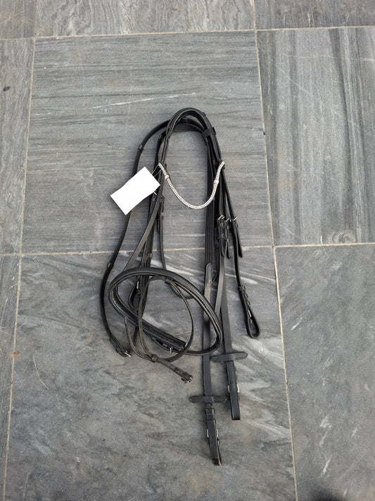 German Riding Hoofdstel Zwart Full
