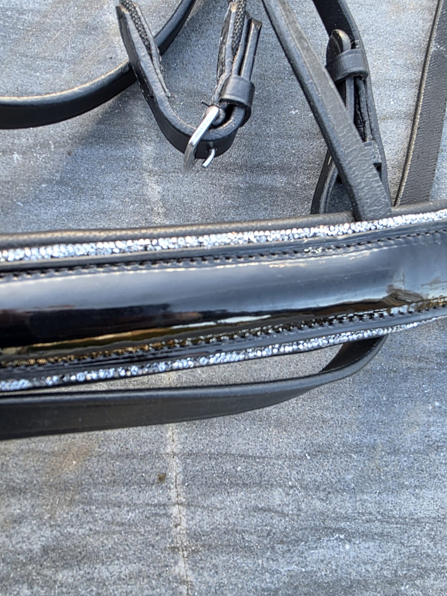 Profirider hoofdstel black/zilver