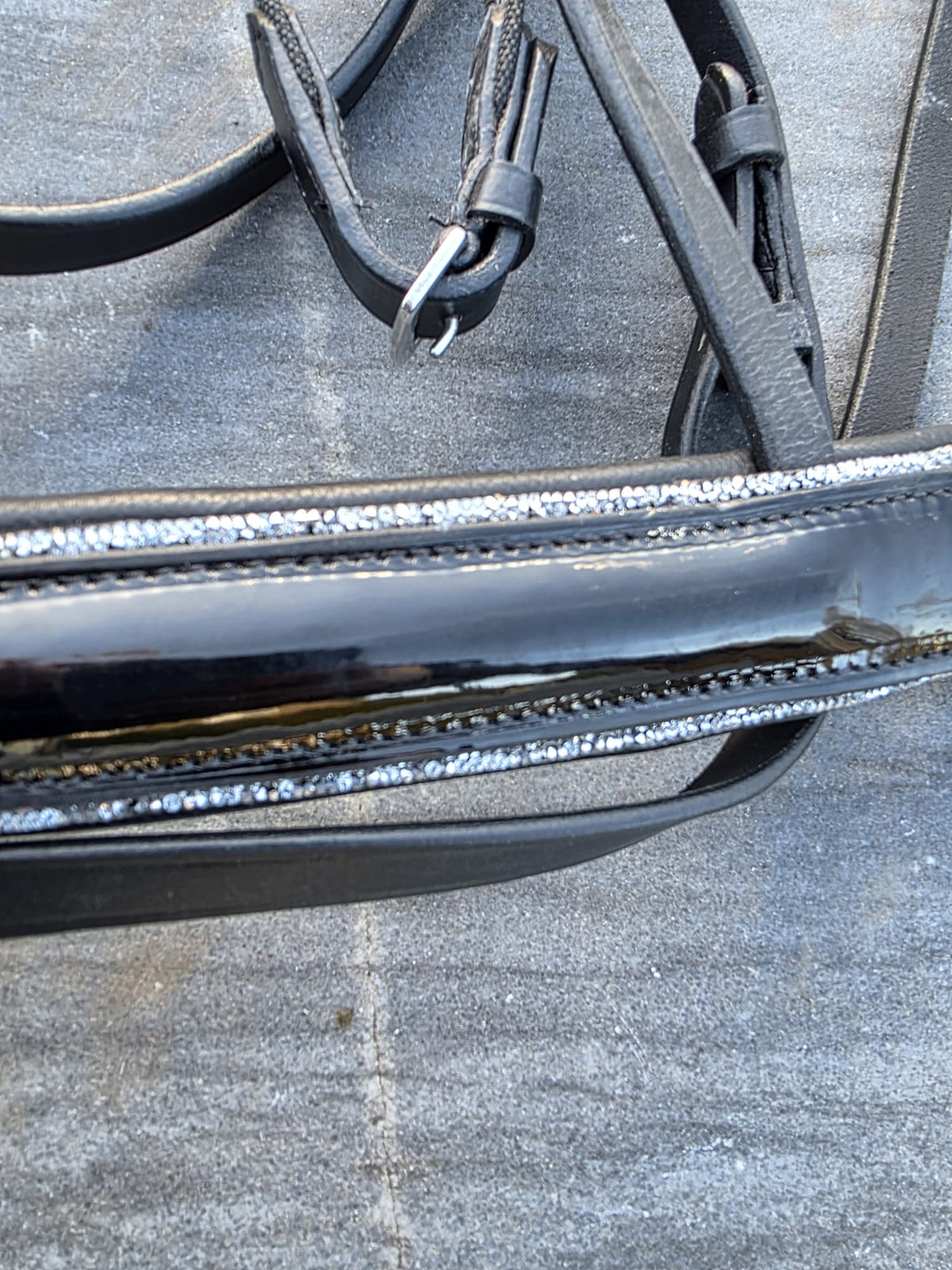 Profirider hoofdstel black/zilver