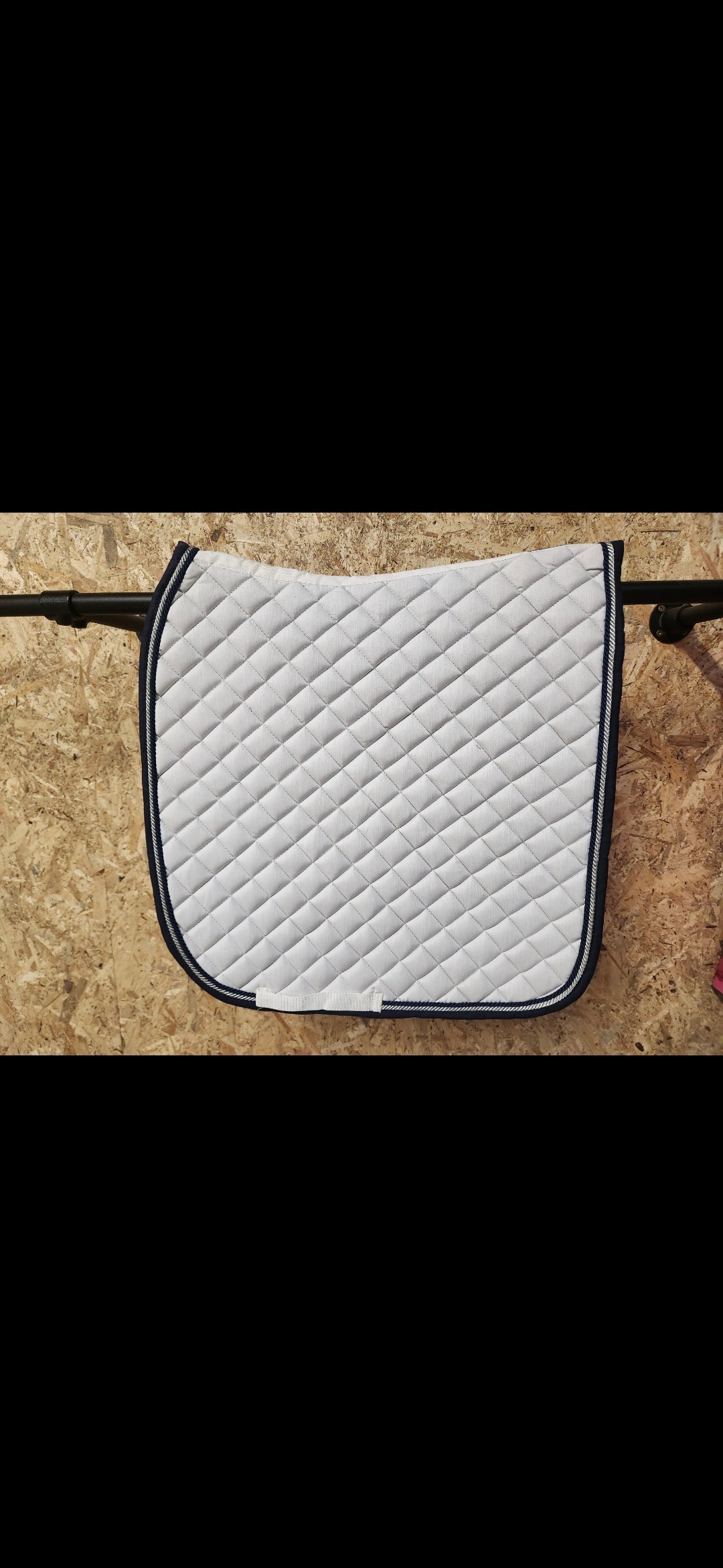 Nilette wedstrijd dekje donkerblauwe bies