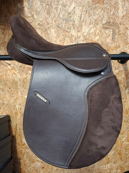 Horka zadel bruin 16 inch