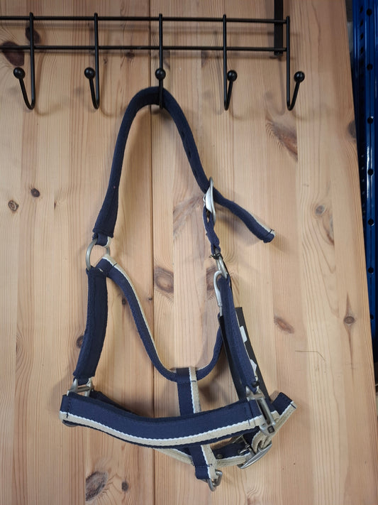 BR halster Passion Soft - Navy - Maat Cob