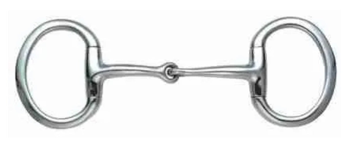 Shires Single Jointed Curved Eggbutt Bit
