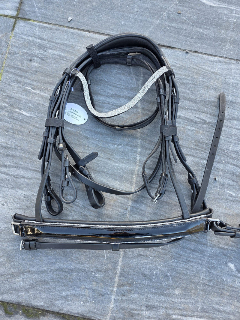 Profirider hoofdstel black/zilver