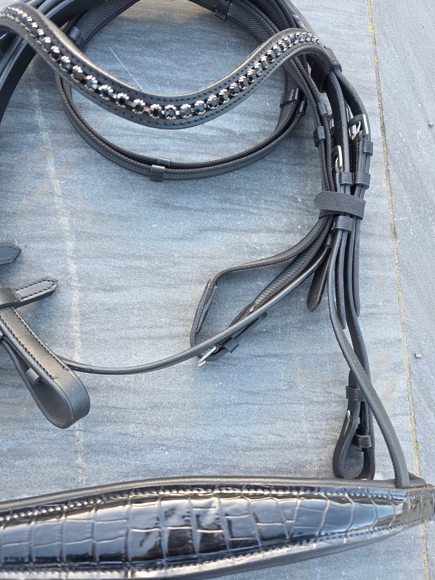 Profirider anatomisch croco hoofdstel