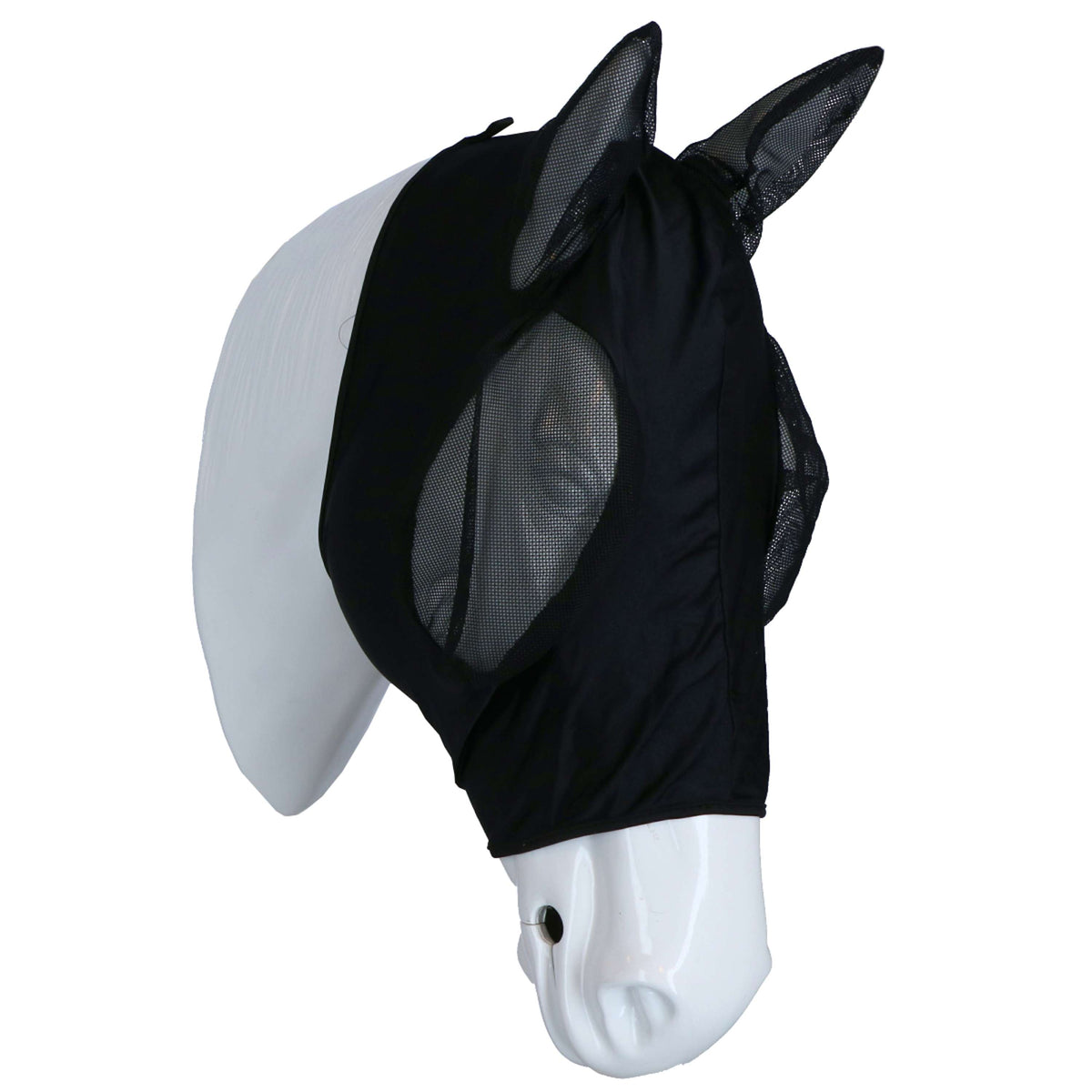 Harry's Horse Vliegenmasker SkinFit met Oren Zwart maat pony