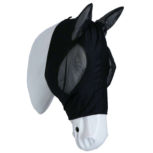 Harry's Horse Vliegenmasker SkinFit met Oren Zwart maat pony