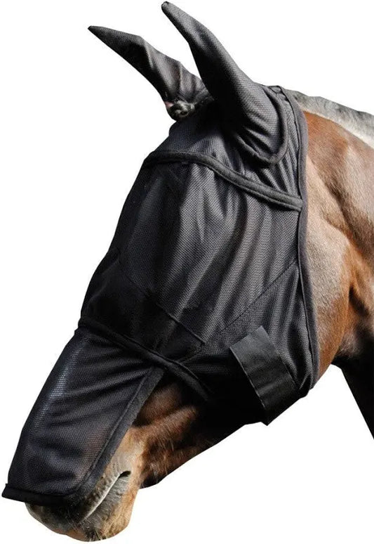 Harry's Horse vliegenmasker met oren en neusstuk