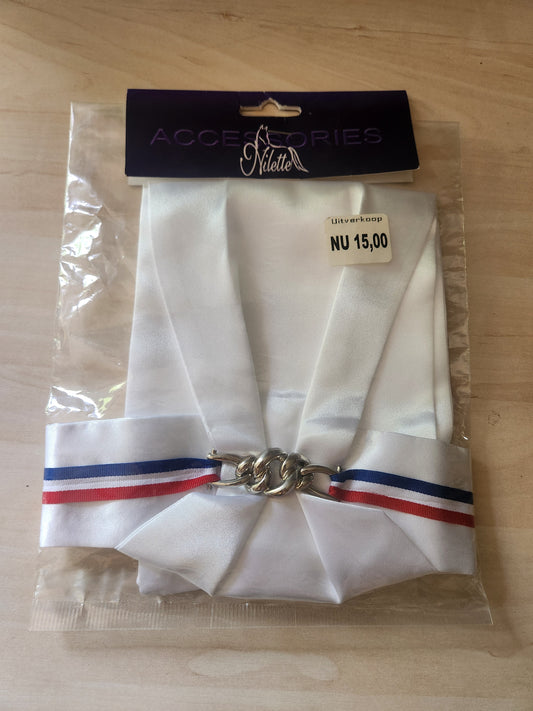 Plastron rood wit blauw