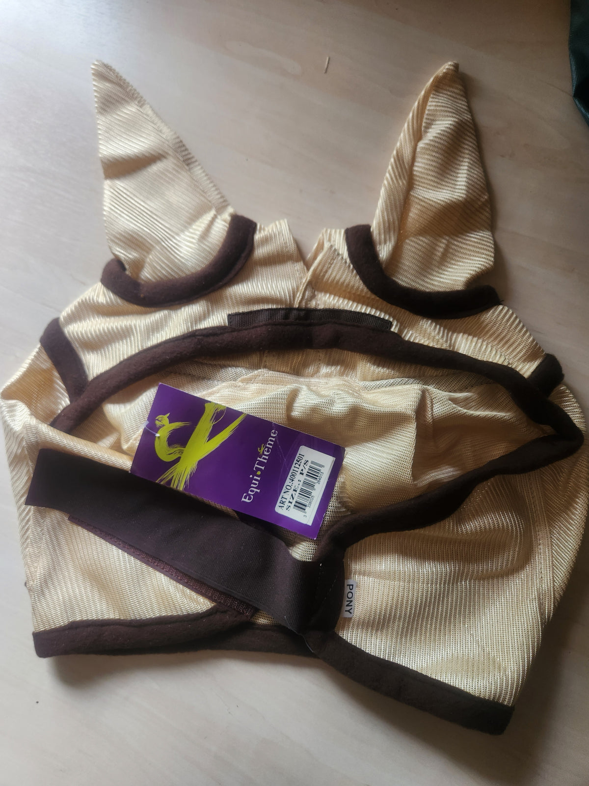 Equitheme vliegenmasker maat pony