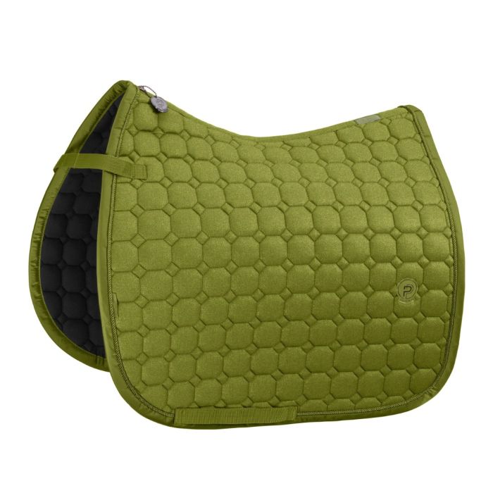 Eskadron Zadeldekje Platinum Cotton Glitter Dressuur Mosgroen Pony