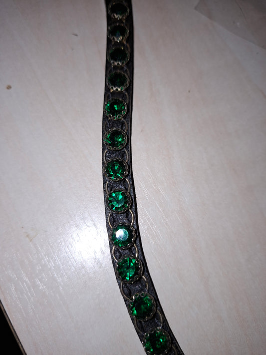 Hkm frontriem deep green -cob