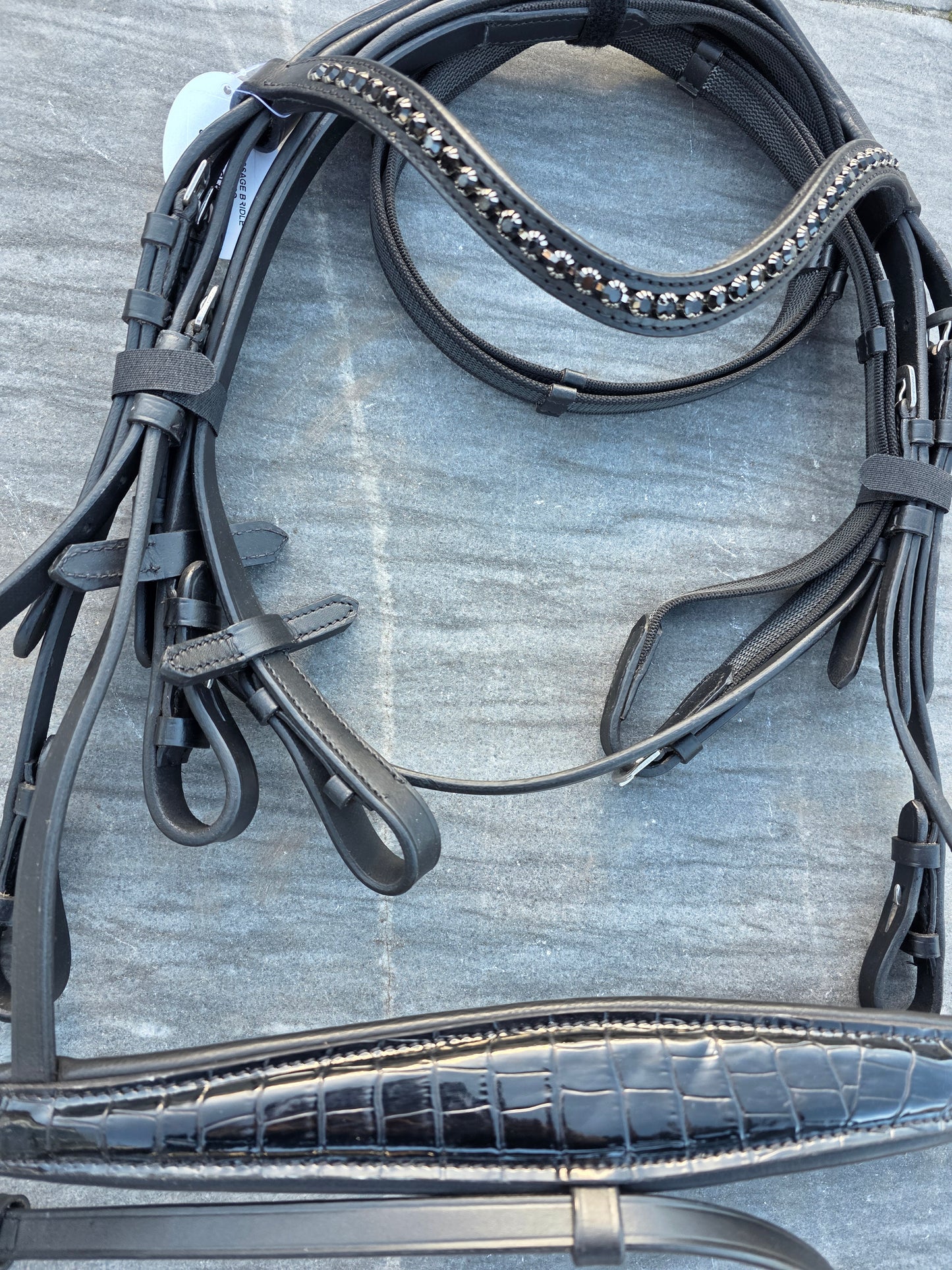 Profirider anatomisch croco hoofdstel